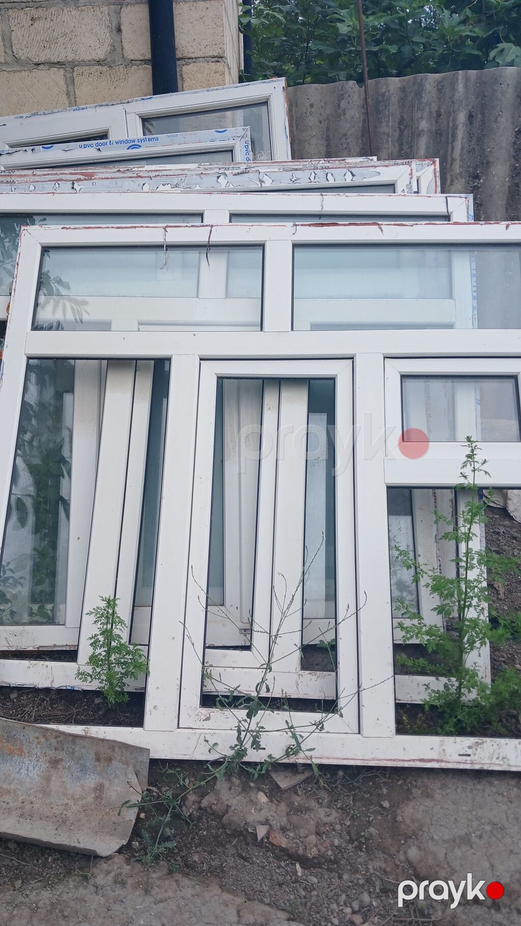 PVC (plastik) pəncərə çərçivələri və şüşə paketlər - Material: ağ — Pəncərələr, qapılar, balkonlar, Quba (2)