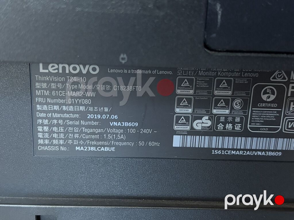 Lenovo ThinkVision T24i-10 monitor Endirim olacaq - Ekran: 23.8 düym — Monitorlər, Bakı (4)