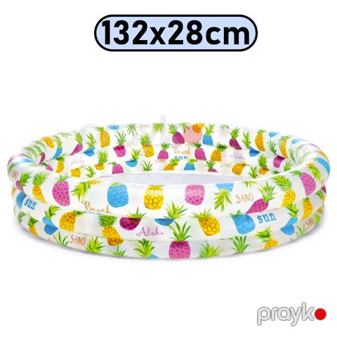 Uşaqlar üçün şişmə hovuz Intex 248TX59431, rəngbərəng, 132x132x28 sm, 248 l — Bakı