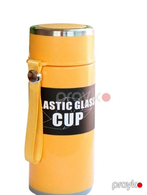 Termos 1919185, şüşə/plastik, sarı, 600 ml — Bakı