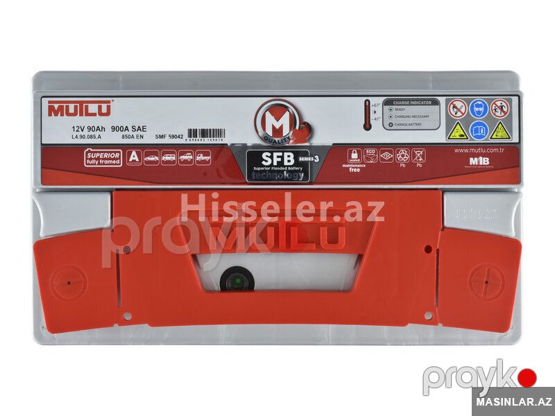 Akkumulyator Mutlu 90 Ah R — Akkumulyatorlar, Bakı (3)