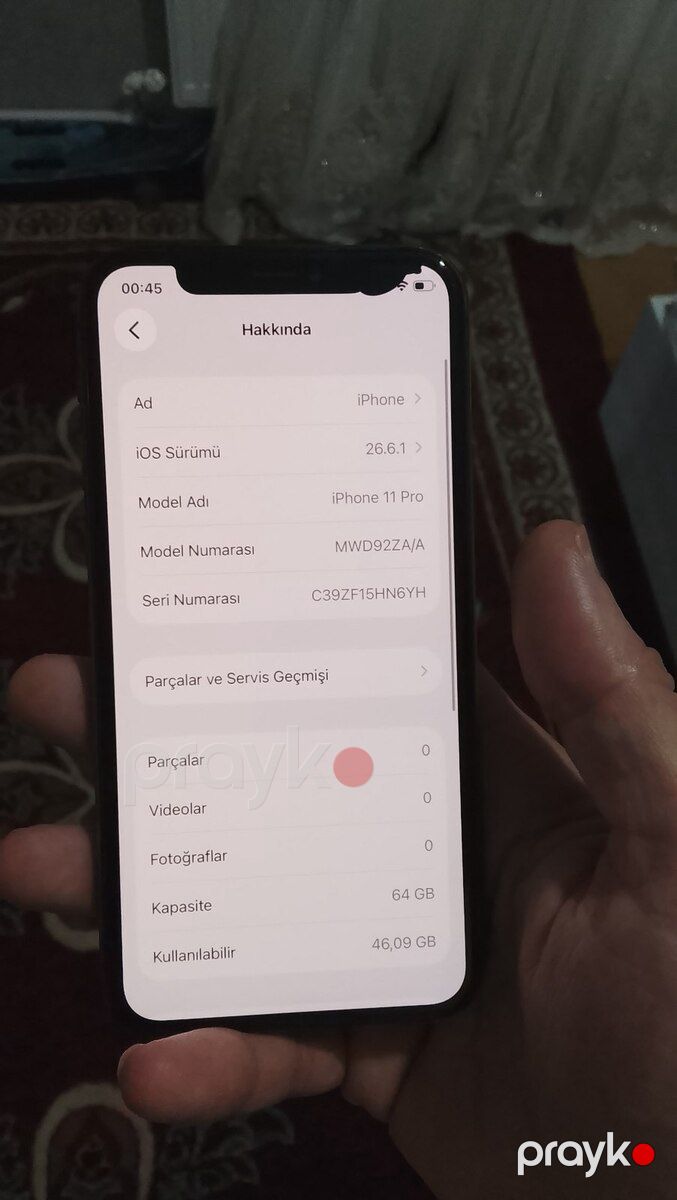 Apple iPhone 11 Pro Midnight Green 64GB/4GB — Smartfonlar, Bakı (6)