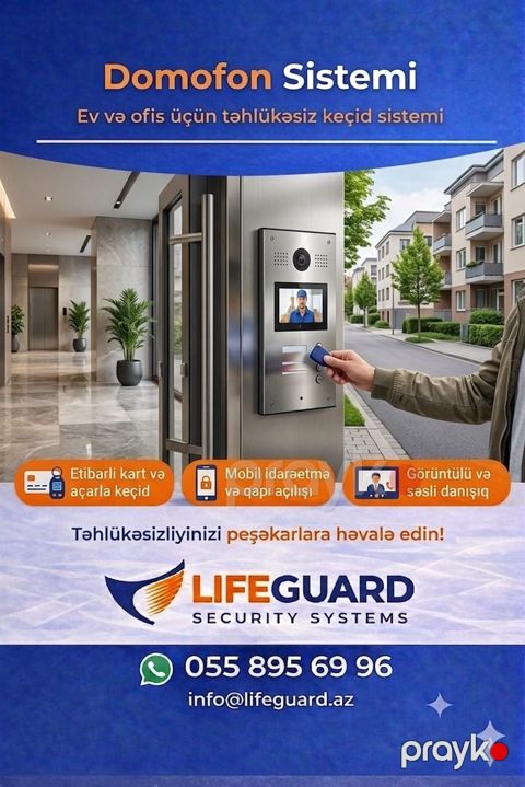 İntercom sisteminin qurasdirilmasi (bina domofonları) –055 895 69 96 — Bakı