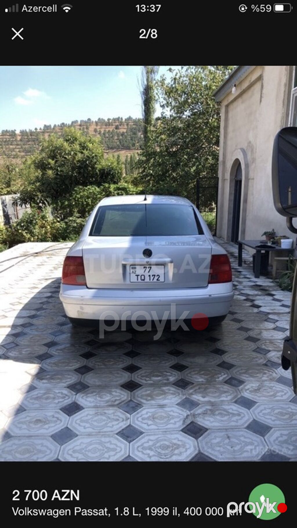 Volkswagen Passat: 1.8 l 1999 il Sedan — Avtomobillər, Xırdalan (2)