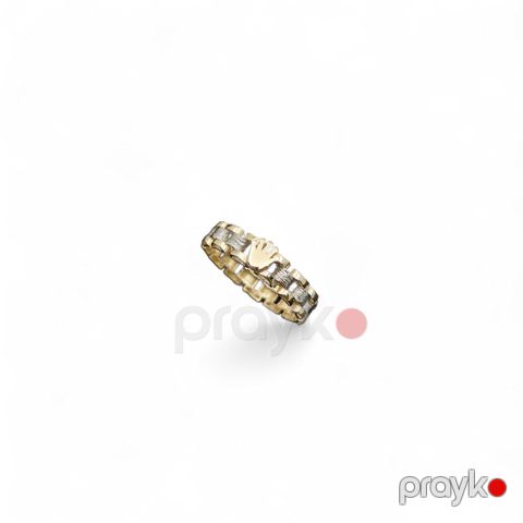 Qadın üzüyü Azgold 10191_19, qızıl, 585 əyar, ölçü 19 mm - Azgold_10191_19 — Bakı