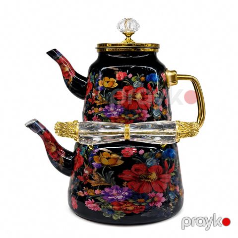 Çaydan dəsti RAX008-246, polad, qara, 2300/1100 ml — Bakı