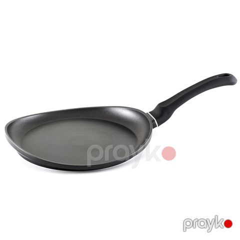 Blin tavası Gipfel Ventura 1680, 26 sm, alüminium, bakelit tutacaq ilə, induksiyon altlıq ilə, qara — Bakı