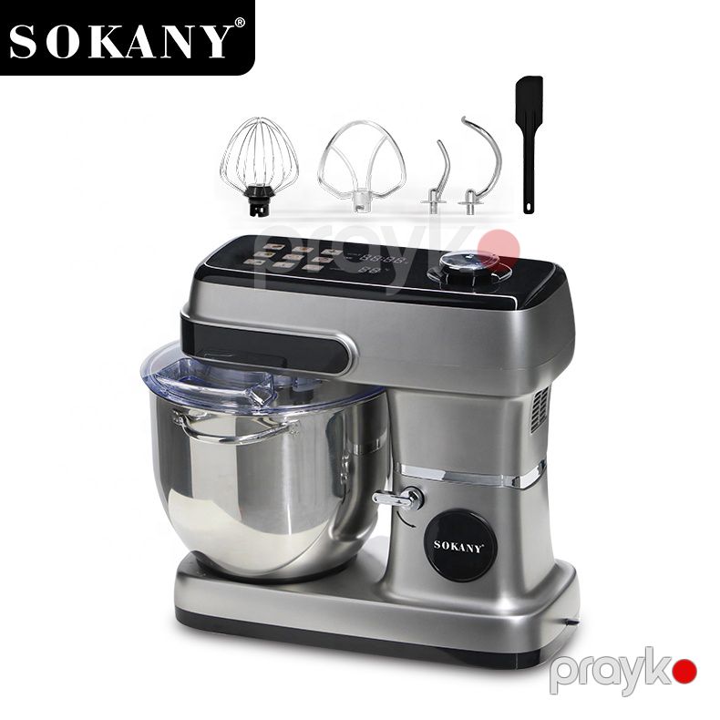 Sokany SK-05014 Planetar Mikser – Peşəkar Qarışdırma və Paslanmayan Polad Qab — Blenderlər, xırdalayanlar və mikserlər, Bakı (2)