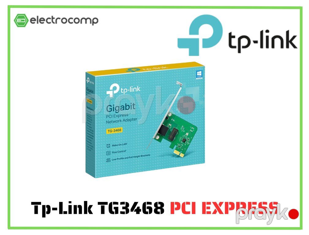 PCI Express Gigabit TP-Link TG-3468 — Şəbəkə və server avadanlığı, Bakı (2)