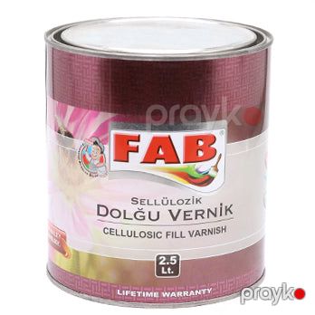 Fab sellülozik dolğu vernik 2,5 l