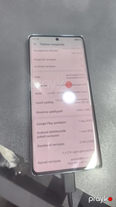 Honor X9a Emerald Green 128GB/6GB — Bakı
