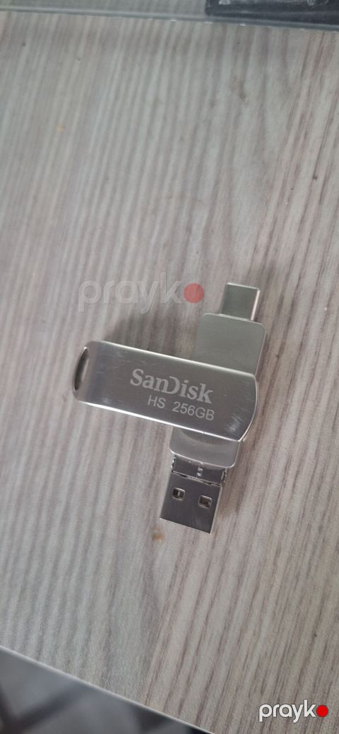 SanDisk HS 256GB iki başlı USB fleş yaddaş - Tutum: 256 GB - Qoşulma