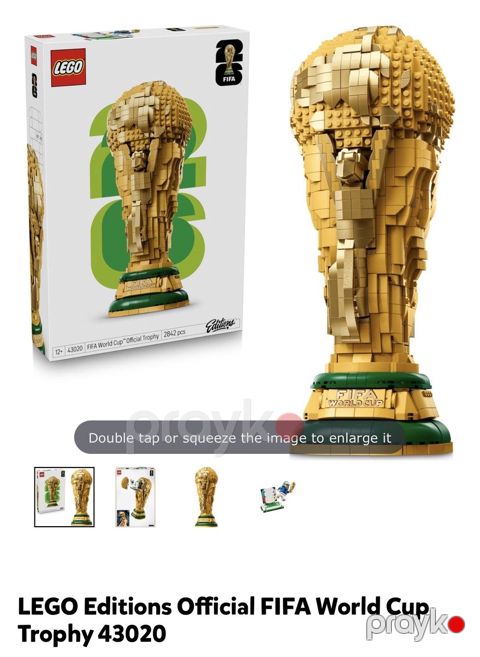 Lego Fifa World Cup official Trophy 2026 — Bakı