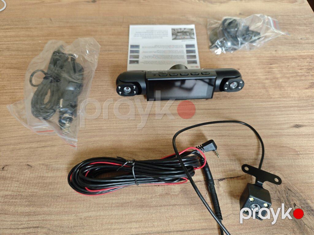 4 Kameralı 1080P Avtomobil DVR + 64GB SD kart — Ehtiyat hissələri və aksesuarlar, Bakı (9)