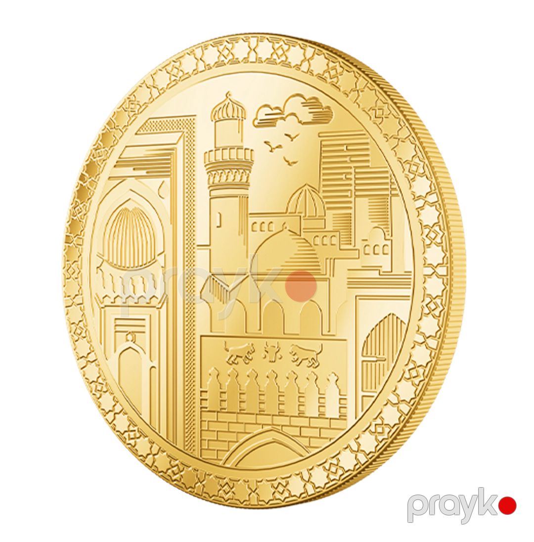 Qızıl sikkə Azgold 839 "İçərişəhər", 5 q — Mallar, Bakı (2)
