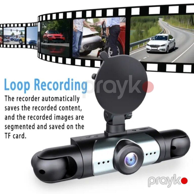 4 Kameralı 1080P Avtomobil DVR + 64GB SD kart — Ehtiyat hissələri və aksesuarlar, Bakı (2)