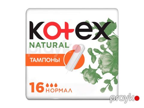 Tamponlar Kotex Natural Normal 16 əd — Bakı