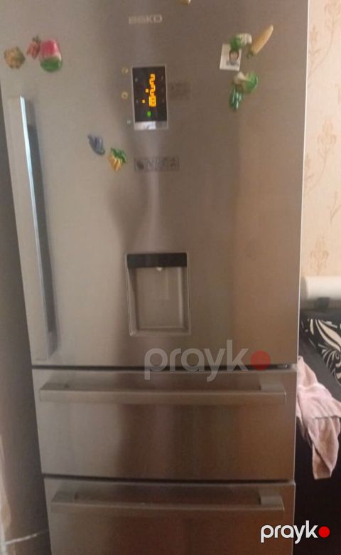 Beko NoFrost çoxkameralı soyuducu - Paslanmayan polad gövdə, müasir — Bakı