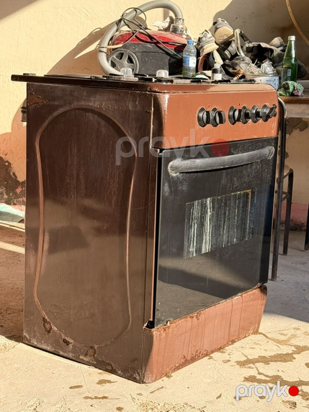 Qaz plitəsi Ayrıca dayanan, 4 gözlü, İşlənmiş — Plitələr, Digah (2)