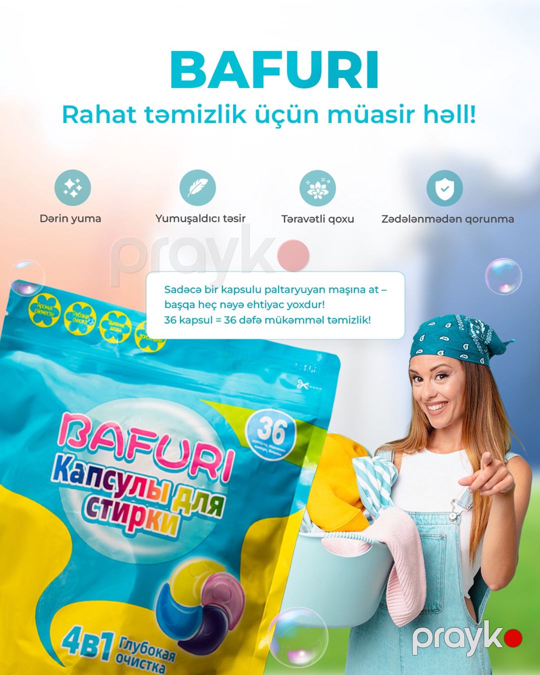 Yuma üçün kapsullar Bafuri Universal, 36 ədəd — Mallar, Bakı (3)