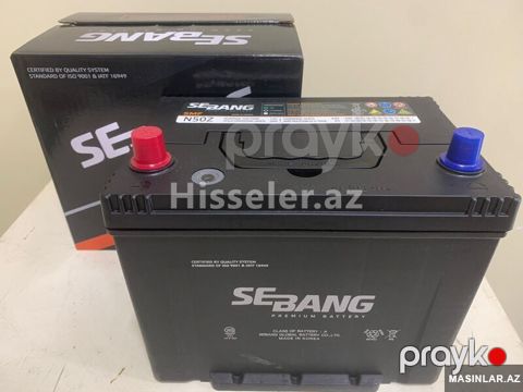 Akkumulyator Sebang 60 Ah L+ 500 A N50z — Bakı