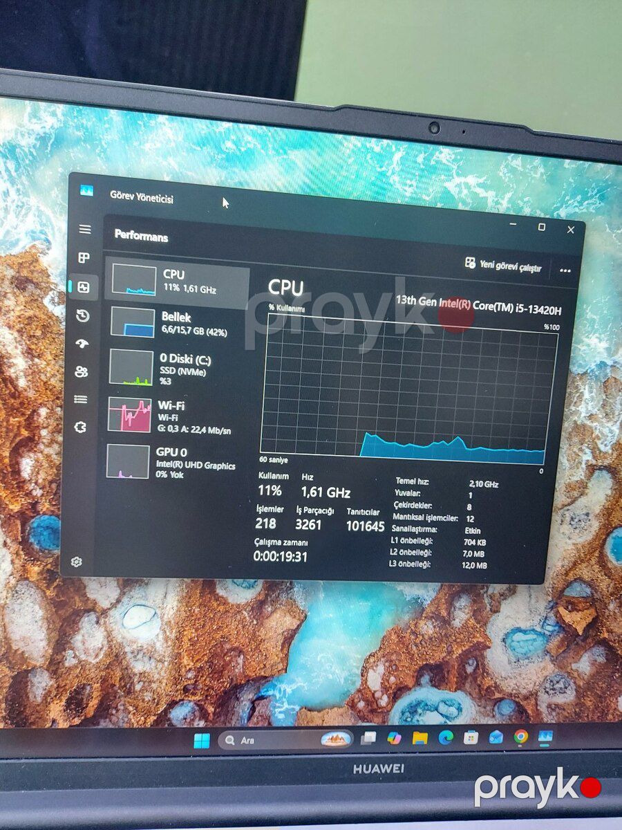 Huawei Matebook D16 1TB SSD — Noutbuklar, Bakı (9)