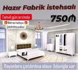 Məhsul: Hazır fabrika istehsalı yataq otağı dəsti Tərkibi: - Çarpayı — Aile mebel