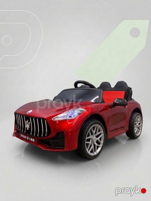Uşaq elektrik avtomobili N-21, qırmızı — Bakı