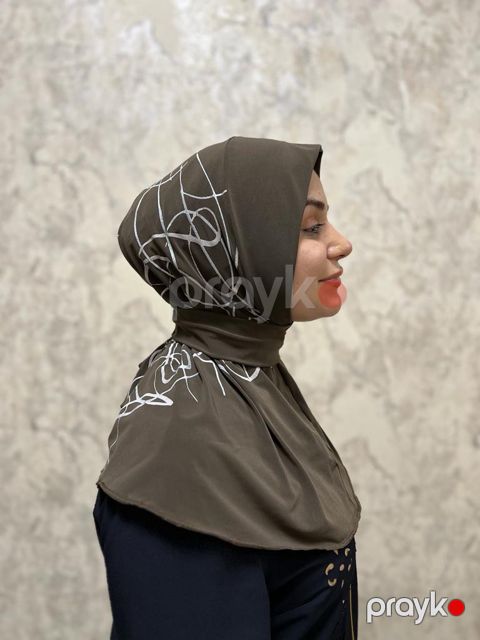 Hicab,Knopkalı üzəri cizgili model Material masla,, EA — Bakı