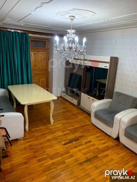 Nizami rayonunda 3 otaqlı Köhnə tikili Kirayə verilir, 80 m² — Bakı