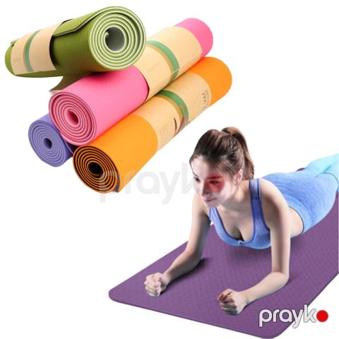Yoqa üçün mat 3006 TPE, 183x61x0.8 sm, narıncı — Bakı