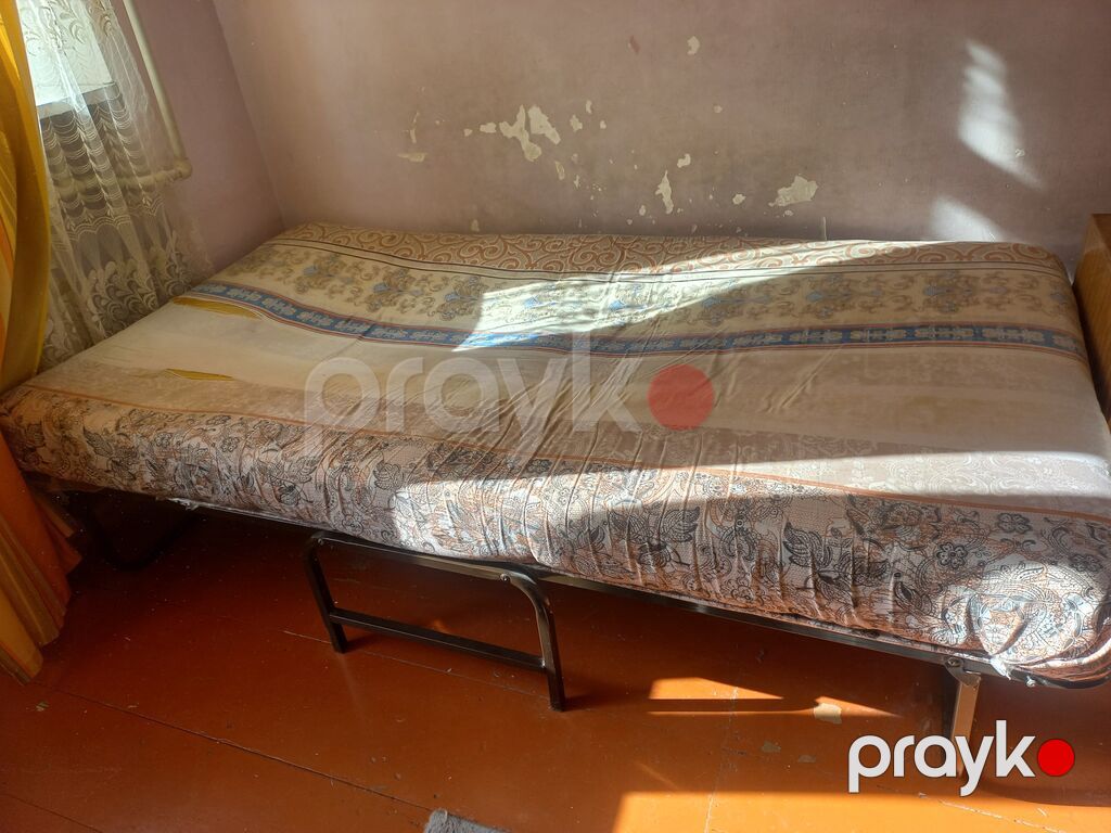 Metall karkaslı tək nəfərlik çarpayı - Ölçü: təxmini 190 x 80 sm — Yataqlar, Bakı (2)