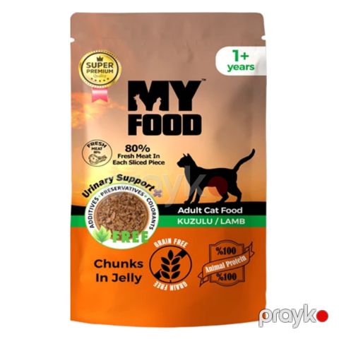 Nəm yem yetkin pişiklər üçün quzu əti ilə My Food 85 g — Bakı