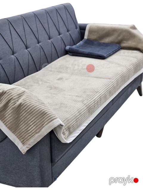 Divandek Pima Cotton VM020-2003, velür, açıq qəhvəyi, 280x70 sm — Bakı
