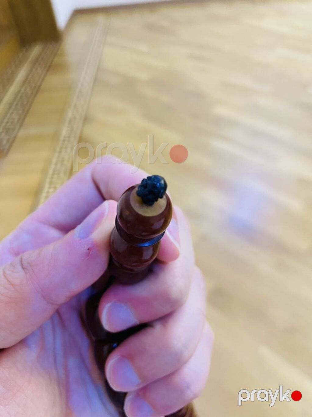 Faturan təsbeh Sertifikatlı.Kəllə boyiçi sarı.15*19 mm — Uca bilərziklər, Bakı (4)
