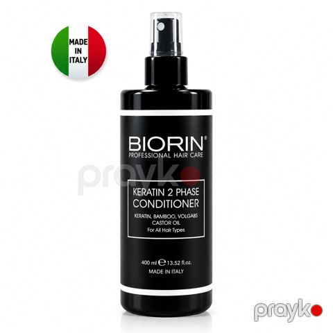Sprey Biorin, Keratin 2 Phase Conditioner, Intense Keratin, 400 ml — Bakı
