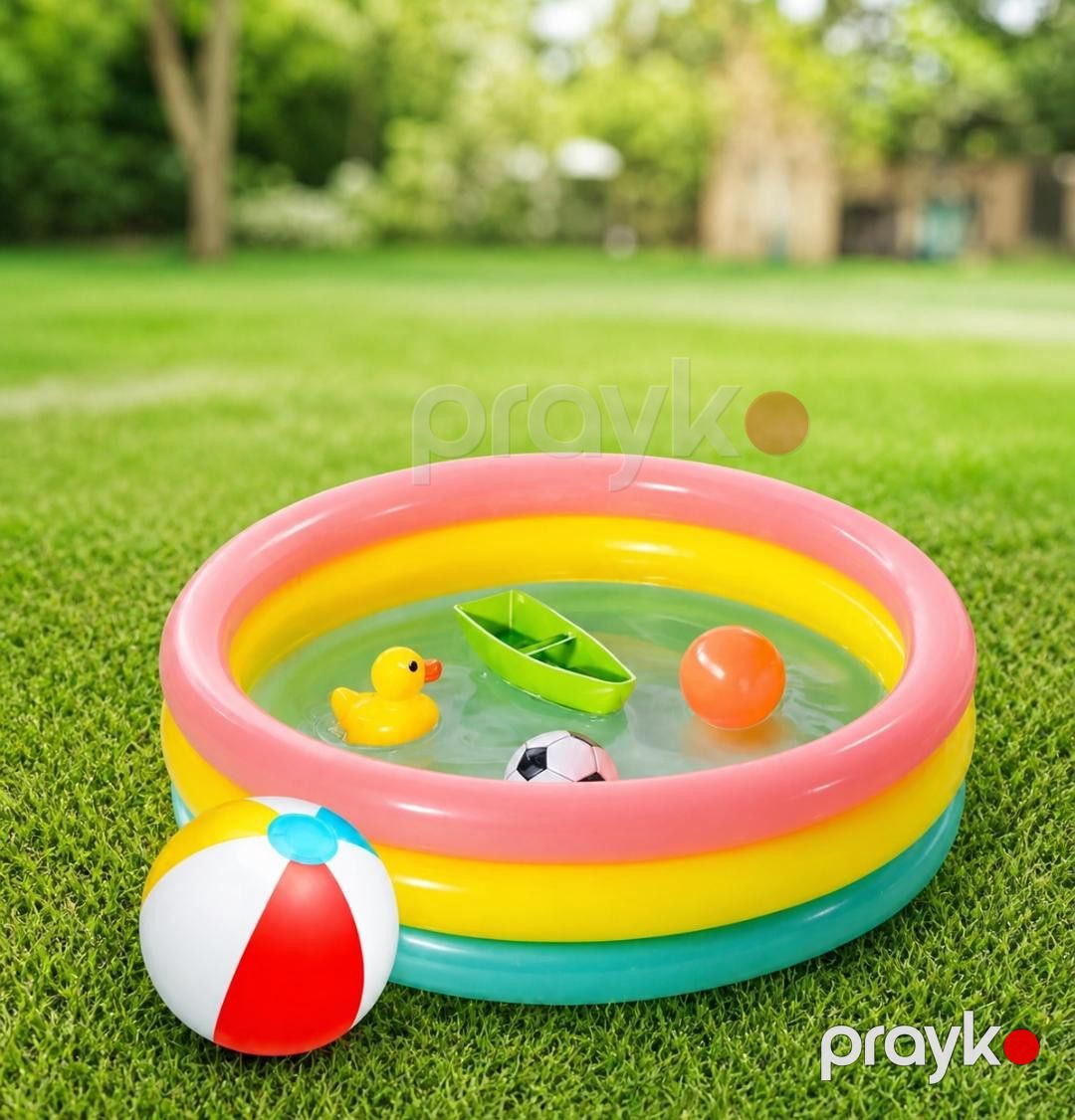 Şişmə hovuz Intex AYKN_0012, rəngbərəng, 86x25 sm, 68 l — Hovuzlar, Bakı (2)