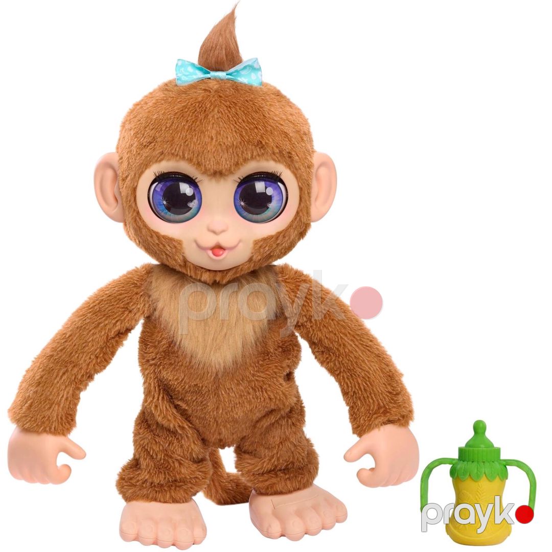 İnteraktiv yumşaq oyuncaq Just Play FurReal Playful Monkey, plüş, qəhvəyi — Mallar, Bakı (2)