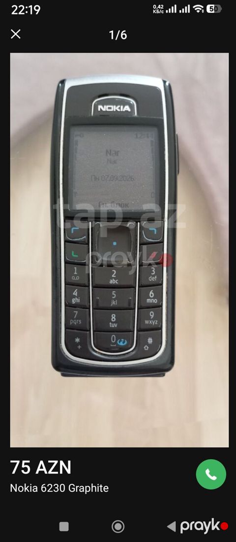 Nokia rəng - Boz, Düyməli — Bakı