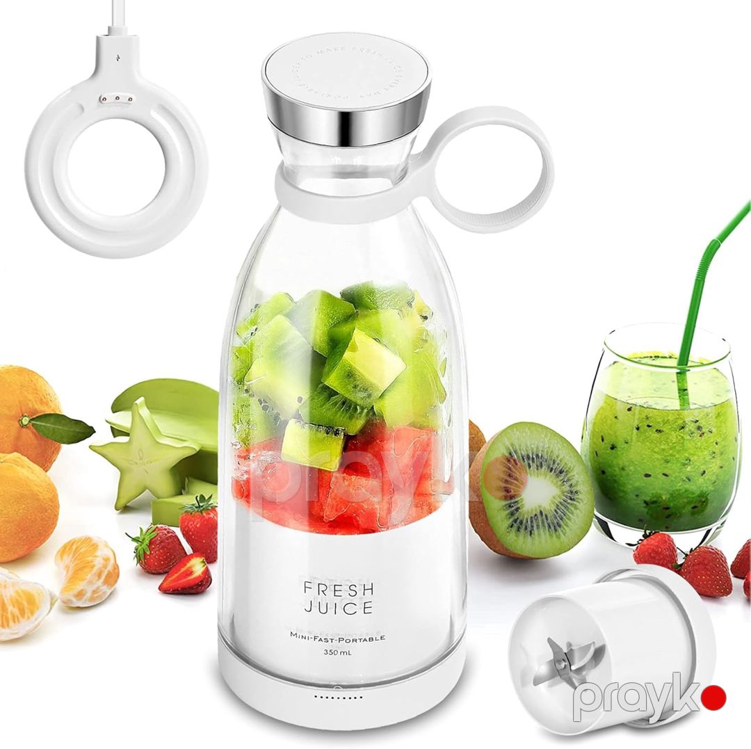 Fresh Juice Portable Juicer Blender – 350 ml Portativ Simsiz Şirəçəkən və Mikser — Blenderlər, xırdalayanlar və mikserlər, Bakı (2)