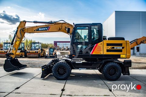 Təkərli ekskavator Sany SY165, 2026 il — Bakı