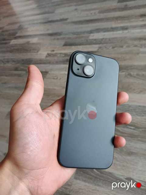 IPhone 15, 128 GB, Black Titanium, Zəmanət, Face ID, Sənədlərlə — Quba