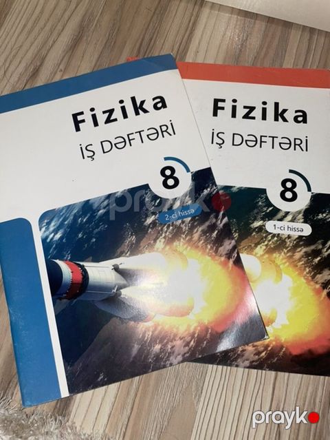 Məhsul: Fizika İş Dəftəri – 8-ci sinif (1-ci hissə və 2-ci hissə) — Bakı