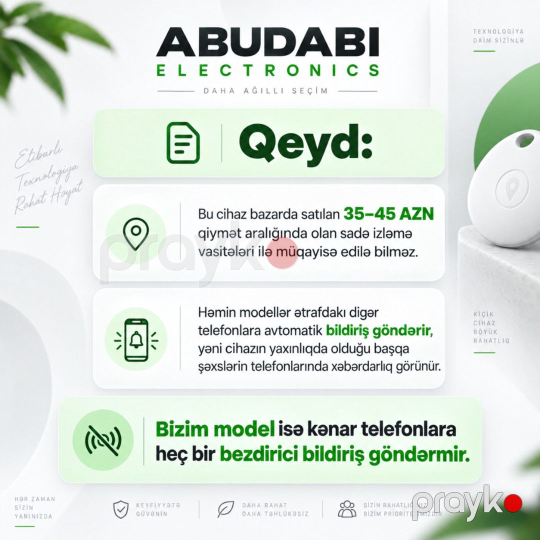 ABU Smart GPS Tracker izləmə cihazı — Ehtiyat hissələri və aksesuarlar, Bakı (5)