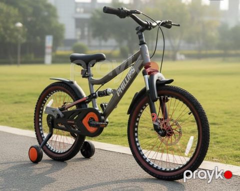Velosiped Phillips 953154_RB, boz/qara, 12" — Bakı