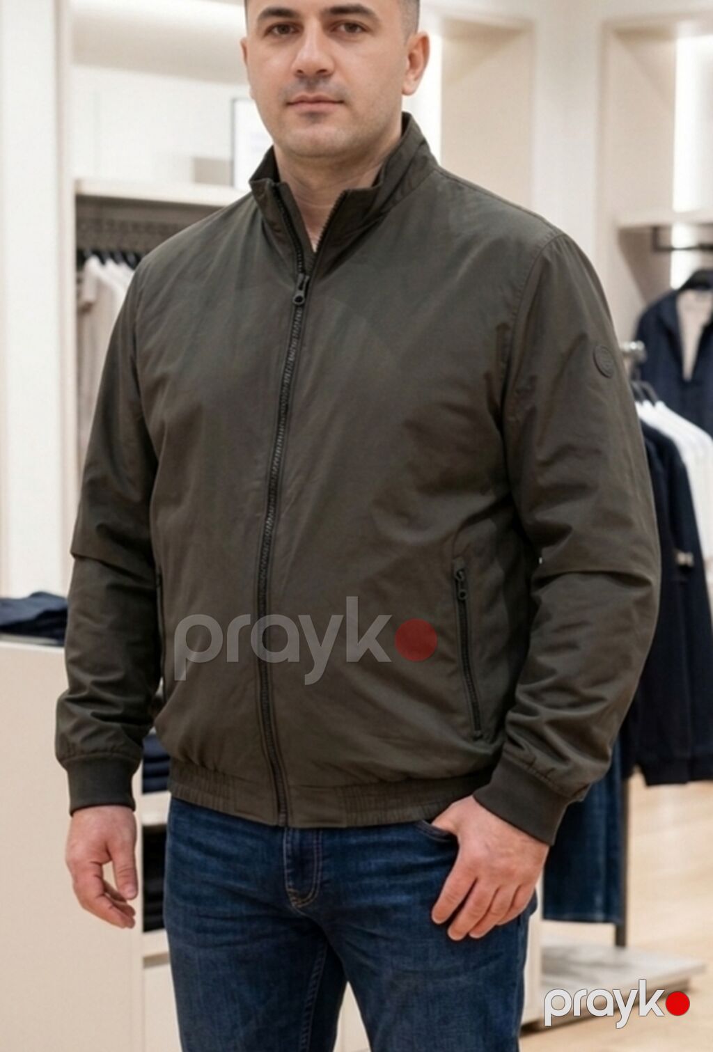 THE Voyage Jacket – Olive Lightweight - Rəng: zeytun-yaşıl - Kəsim — Kurtkalar, Bakı (3)