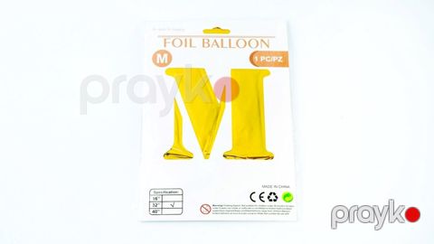 Şar PW00431, M hərfi, 82 sm, qızılı — Bakı