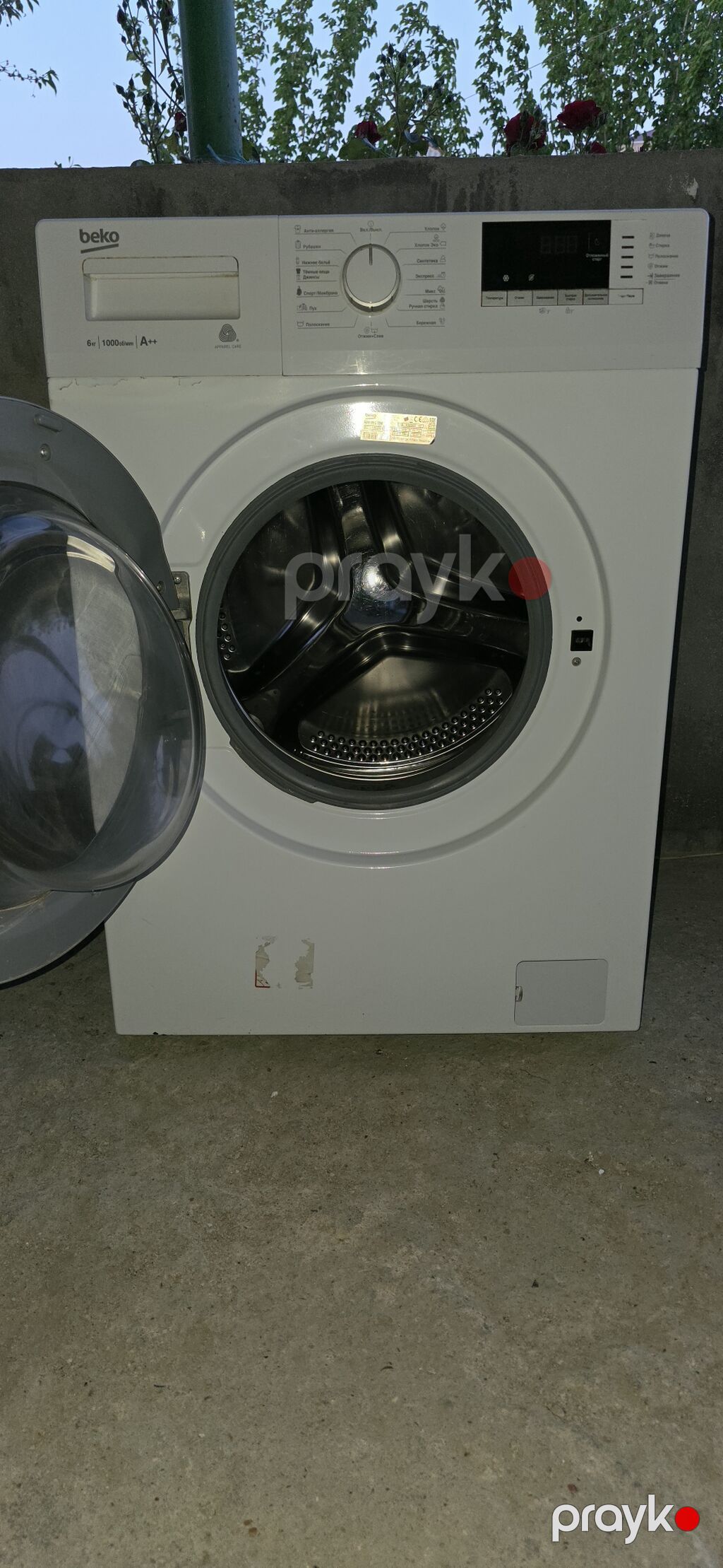 Paltaryuyan maşın Beko, 6 kq, İşlənmiş, Avtomat, Qurutmasız, Ünvandan götürmə — Çamaşır maşınları, Sumqayıt (4)
