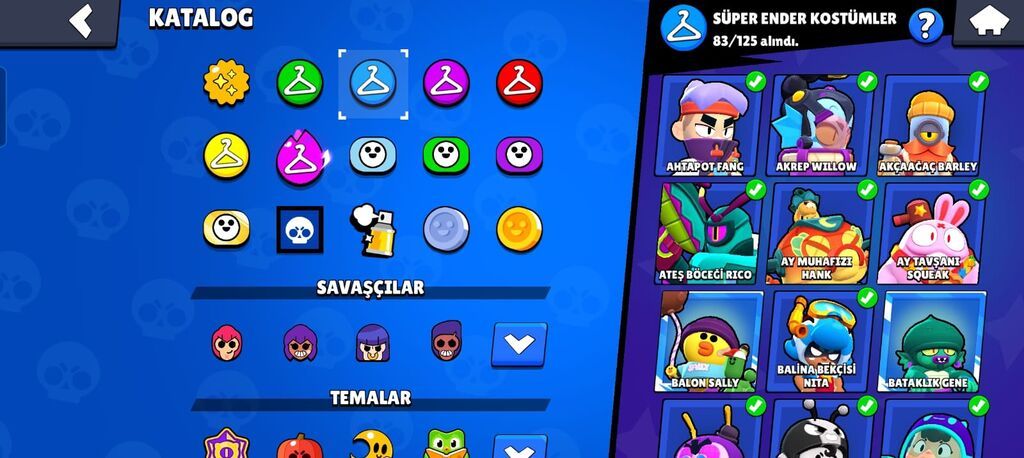 Satılır Brawl Stars Hesabı Bütün karekterler var — Ofis mebeli, Bakı (6)