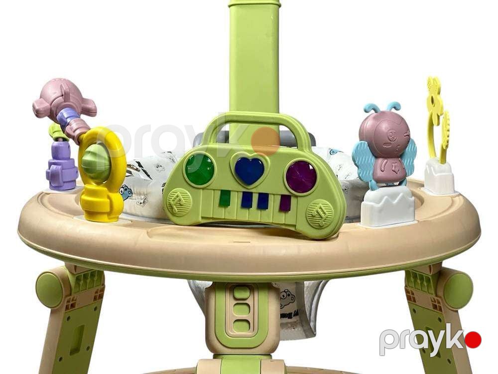 Uşaq yerimə arabası VİPBaby Smart edition, 360° fırlanan oturacaq, musiqi və işıq effektləri, boz — Mallar, Bakı (3)